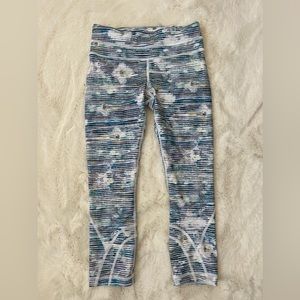 Lululemon Run Inspire Crop II Blurry Belle Tights